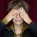 hier draagt Monique het 17 shades of gold tahiti parel collier