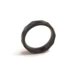 zirkonium ring, zwart geoxideerd